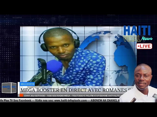 Moise Jean Charles San Filter sou Mega Booster Jounen 15 Mars 2024 la anpil Paròl pale