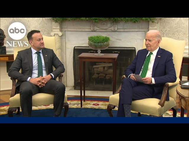 Biden hosts Ireland’s prime minister ahead of St. Patrick’s Day