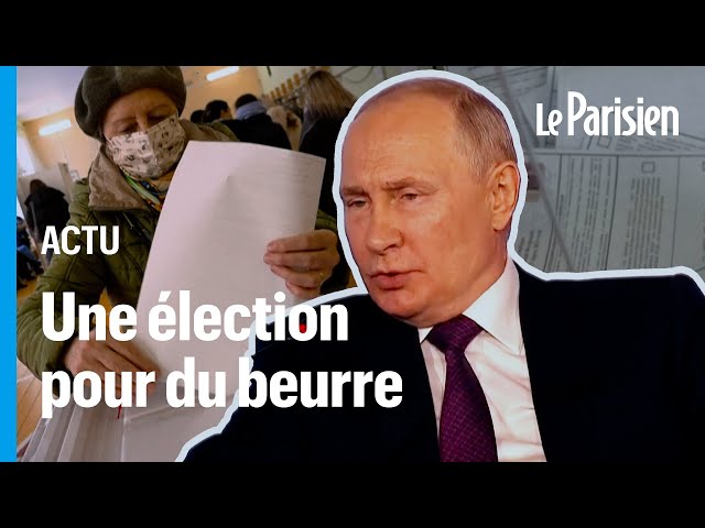 Les Russes "votent" pour réélire Vladimir Poutine pour un nouveau mandat de 6 ans