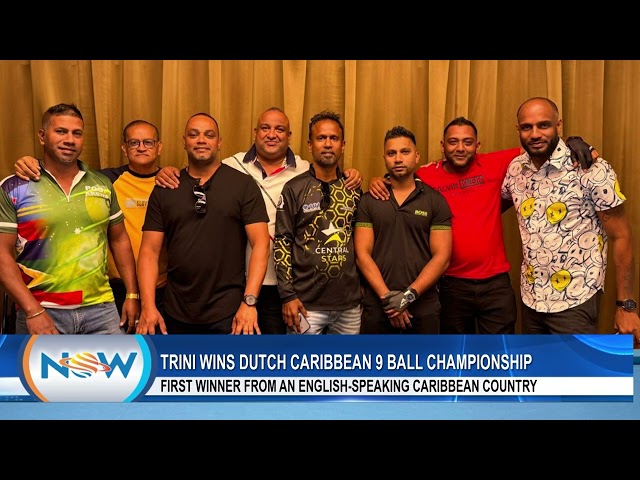 ⁣Trini Wins Dutch Caribbean 9 Ball Championship