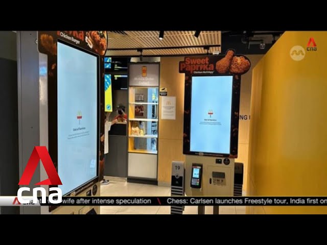 McDonald’s outlets in Singapore hit by digital outage