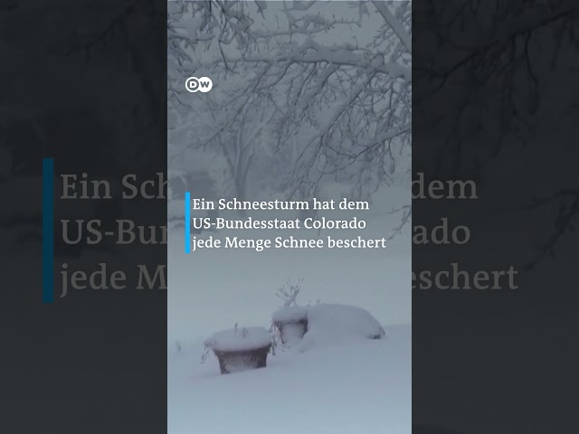 Winterwunderland im Frühling | DW News