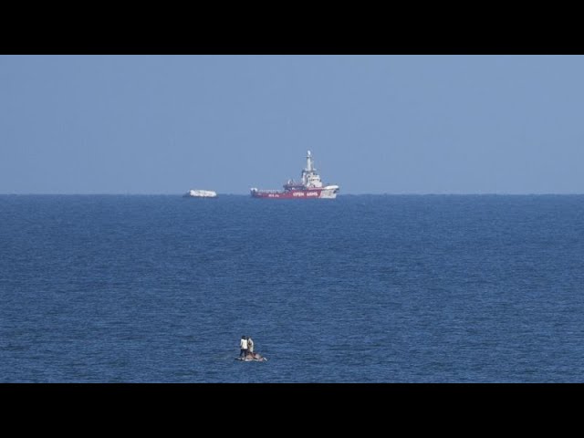 Ship carrying 200 tons of aid approaches Gaza via new Mediterranean route