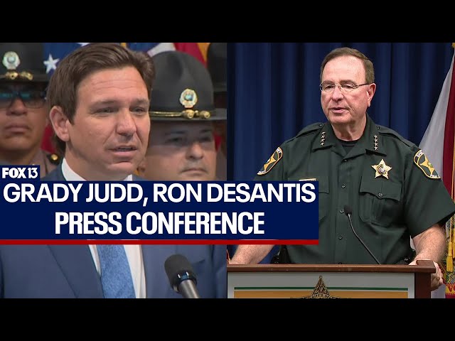 Grady Judd, Ron DeSantis press conference