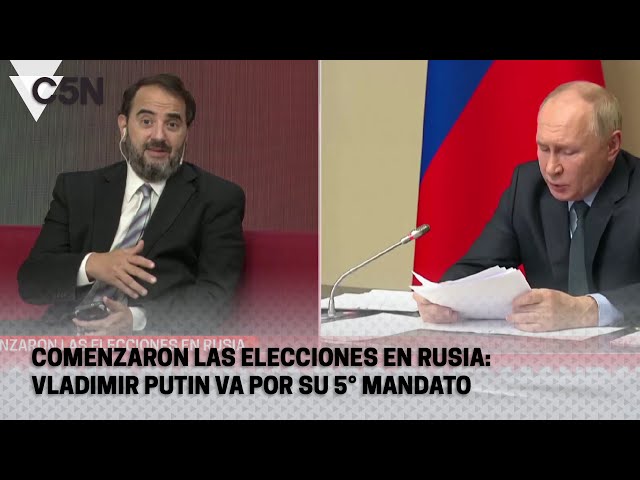 Comenzaron las ELECCIONES en RUSIA: VLADIMIR PUTIN va por su 5° MANDATO