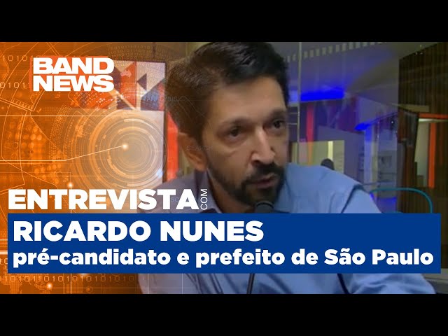 Sabatina BandNewsTV entrevista o pré-candidato e prefeito de São Paulo, Ricardo Nunes