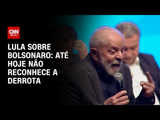 Lula sobre Bolsonaro: Até hoje não reconhece a derrota | BASTIDORES CNN