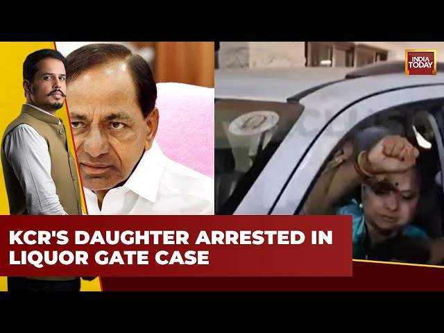 Newstoday: High-Profile Arrest in Delhi Liquor Gate Scandal| KCR's Daughter K Kavitha Detained