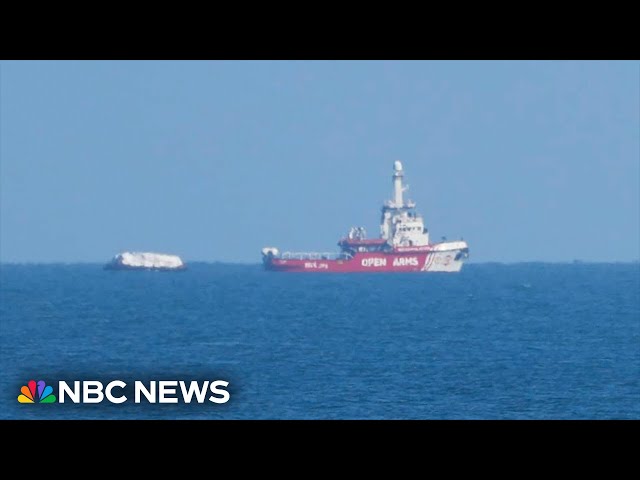 Relief ship finally arrives in Gaza