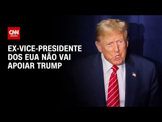 Ex-vice-presidente dos EUA não vai apoiar Trump | CNN PRIME TIME