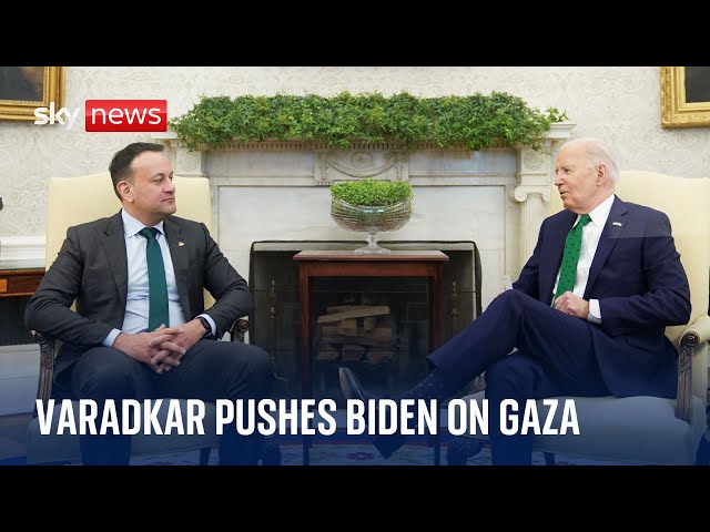 Varadkar urges Biden to push for Gaza ceasefire | Israel-Hamas war