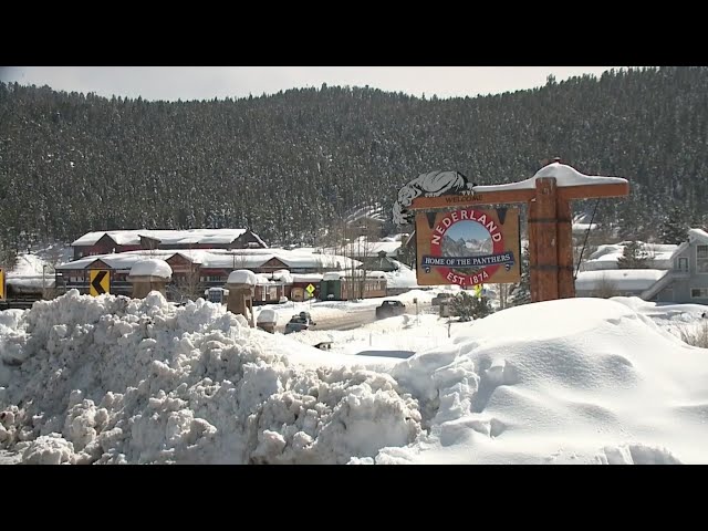 ⁣Nederland among mountain towns still digging out