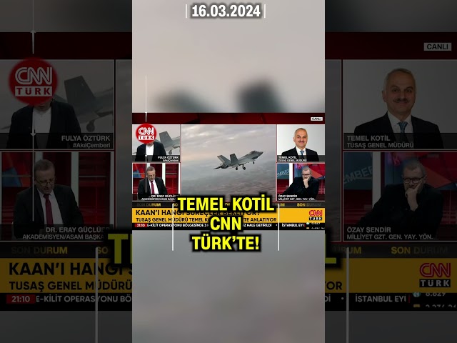 KAAN Göklerde! TUSAŞ Genel Müdürü Temel Kotil: "KAAN Eurofighter'dan Daha İyi Olacak"