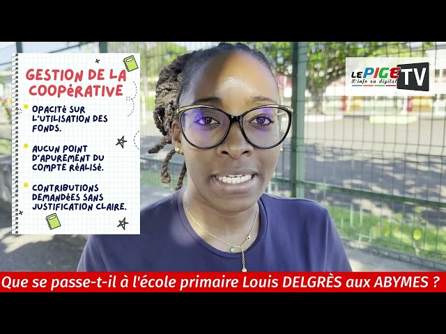 Que se passe-t-il à l'école primaire Louis DELGRÈS aux ABYMES ?