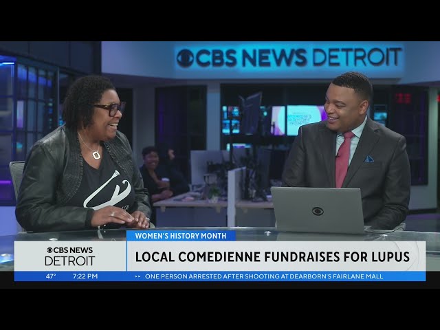 Detroit comedienne Crystal Parker speaks on fundraising for lupus