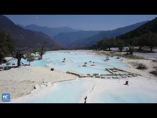 Aerial view of amazing terrace in SW China