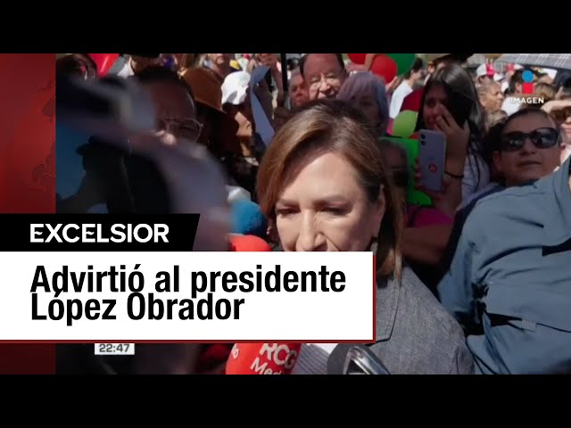 ¿Creen que me voy a intimidar con el Secretario de Marina? - Xóchitl Gálvez