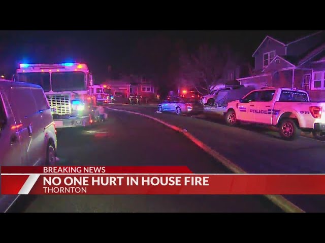 House catches fire in Thornton