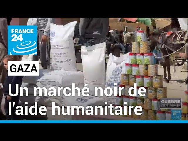 Famine à Gaza : l'aide humanitaire se revend à prix d'or • FRANCE 24