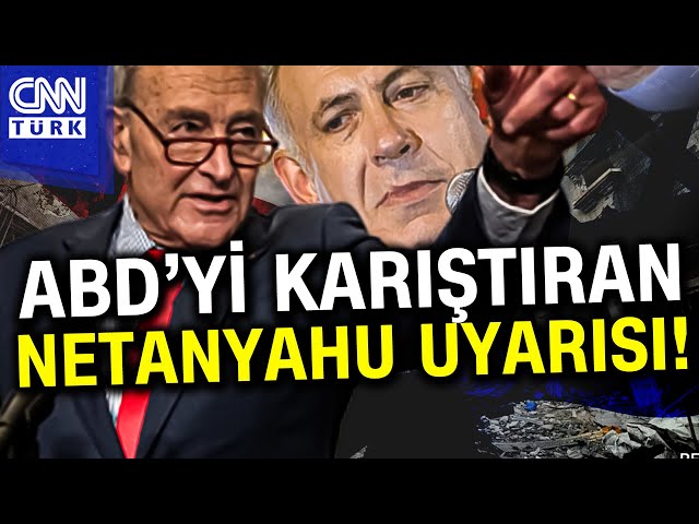 ABD'li Senatör Schumer, Netanyahu'yu Resmen Tehdit Etti: "İhtiyaçlara Uygun Değilsin.