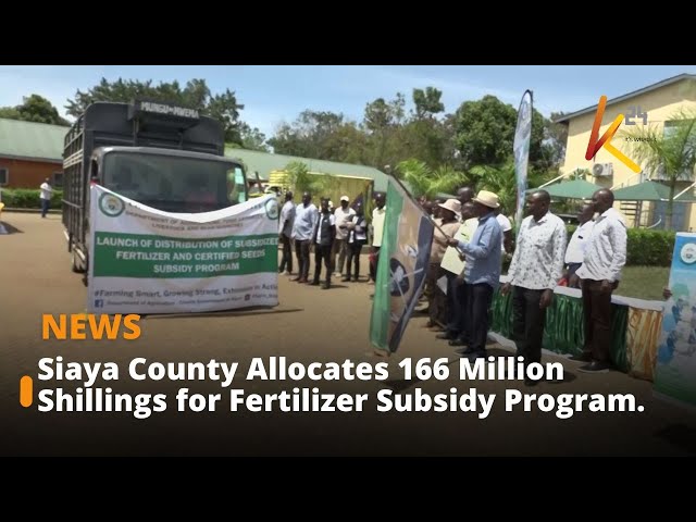 ⁣Governor James Orengo Allocates 166 Million Shillings for Fertilizer Subsidy Program in Siaya County