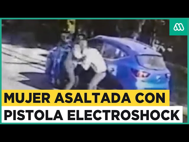 Mujer fue asaltada con pistola de electroshock: Dos delincuentes atacaron a la víctima