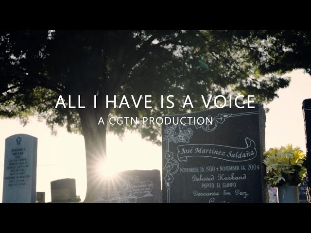 Promo for CGTN documentary 'All I Have is a Voice'