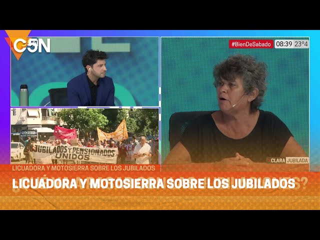 LICUADORA y MOTOSIERRA SOBRE los JUBILADOS