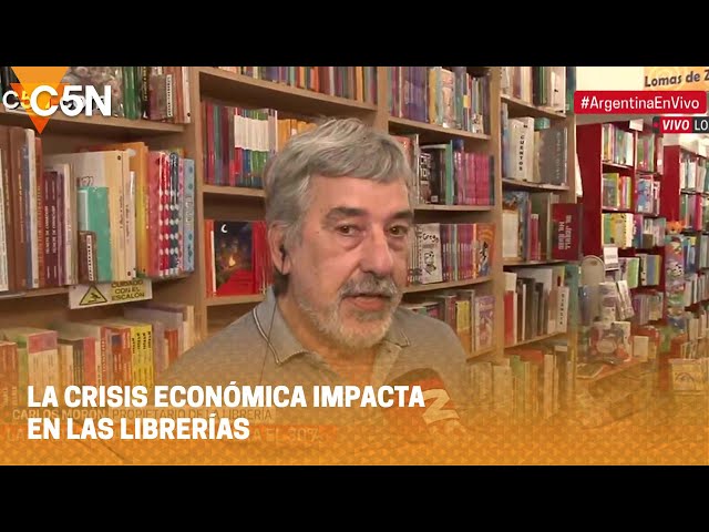 La CRISIS ECONÓMICA impacta fuerte en las LIBRERÍAS