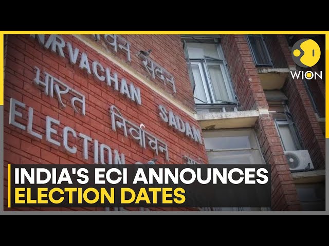 India Elections 2024 Schedule: General Elections to be held in 7 phases from April 19 | WION News