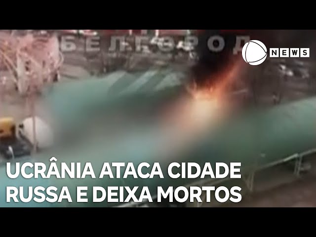 Ucrânia ataca cidade russa e duas pessoas morrem