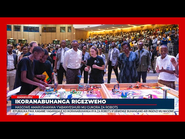 ⁣Perezida Kagame yagaragaje akamaro ka robots na AI mu iterambere ry’ikoranabuhanga