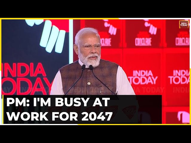 ⁣2029? I'm Busy At Work For 2047: PM Modi At India Today Conclave 2024 | #ModiAtIndiaToday