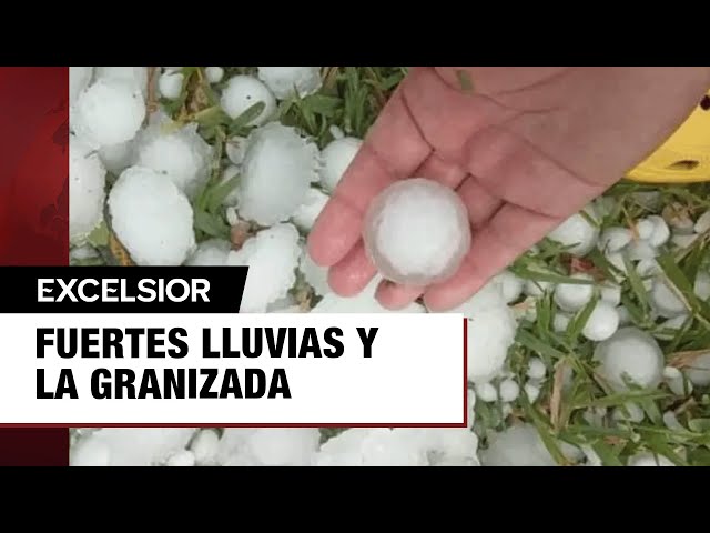 Enormes bolas de granizo provocan graves daños en Coahuila