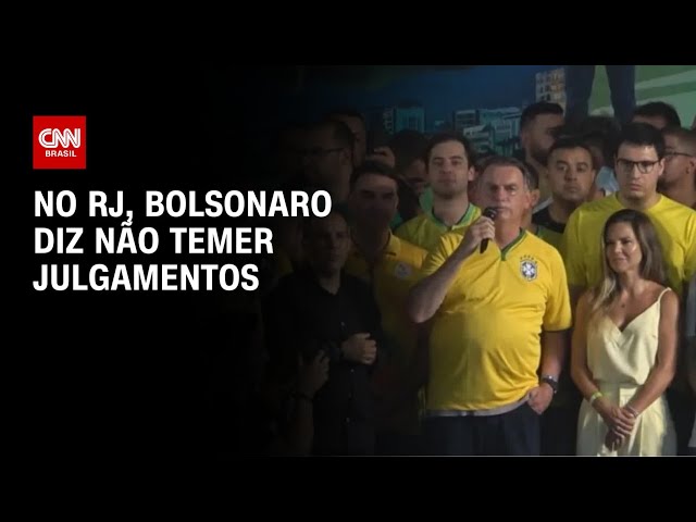 Bolsonaro diz não ter “medo de julgamentos” | AGORA CNN