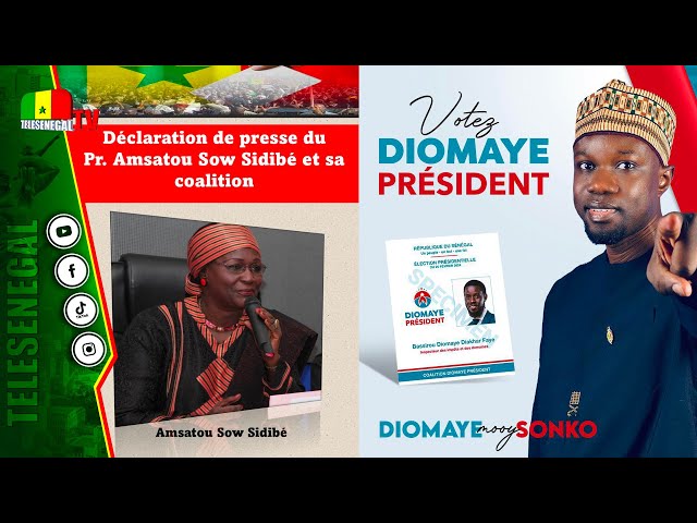 [LIVE] La Coalition Diomaye Président se renforce avec Amsatou S.Sidibe: Voici sa déclaration !