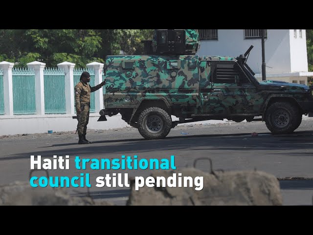 Haiti transitional council still pending