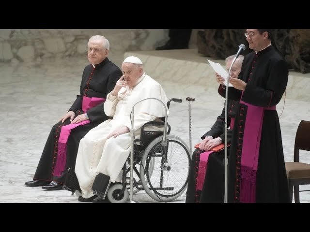 Pope's message read by aide as he recovers from illness