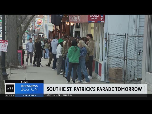 Boston residents begin St. Patrick's Day celebrations early