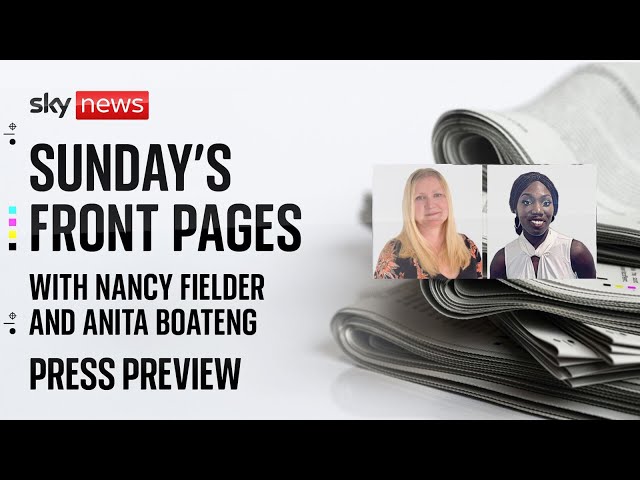 Press Preview: Sunday's papers