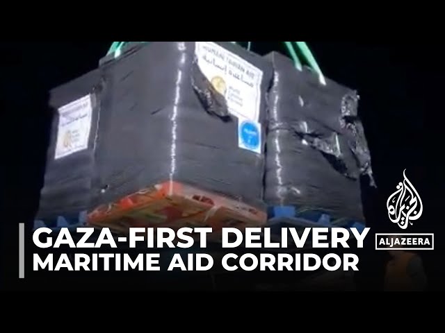 Food aid unloaded: First delivery made through maritime corridor