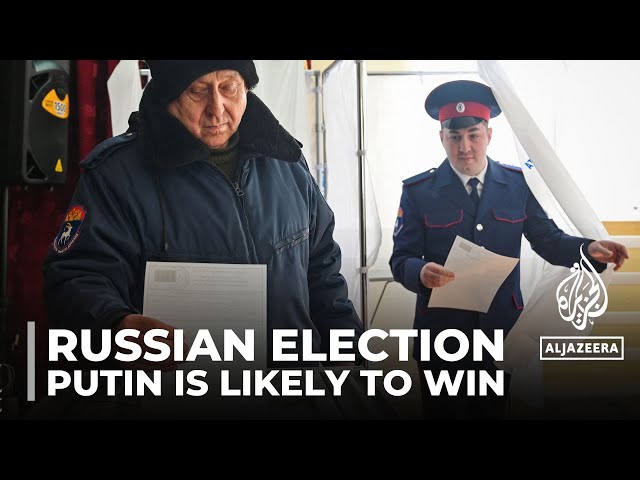 Second day of voting underway: President Vladimir Putin widely expected to win