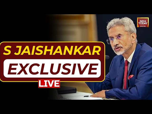 S. Jaishankar LIVE | S. Jaishankar on India China Relation Speech LIVE | India Today Conclave 2024