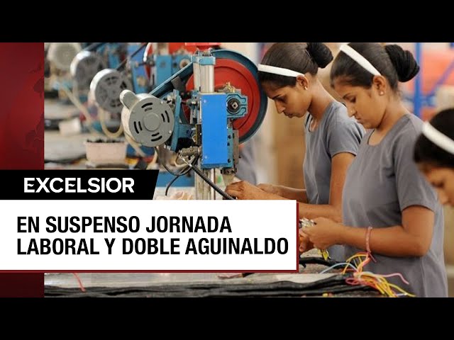 ¿Qué pasó con la jornada laboral de 40 horas y el doble aguinaldo?