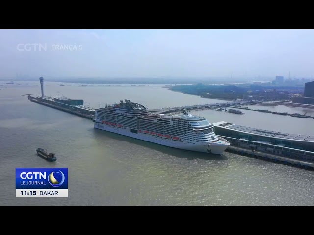 ⁣Chine: la première croisière internationale quitte Shanghai pour le Japon après la pandémie de COVID