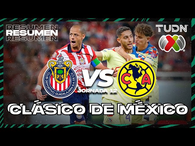 Resumen | Chivas vs América | CL2024 - Liga Mx J12 | TUDN