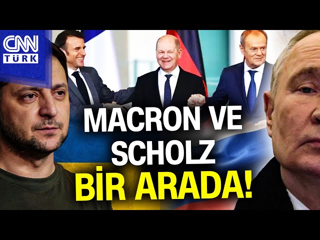 Beklenen Buluşma: Macron ve Scholz'dan Dünyaya "Gergin Değiliz" Mesajı! #Haber