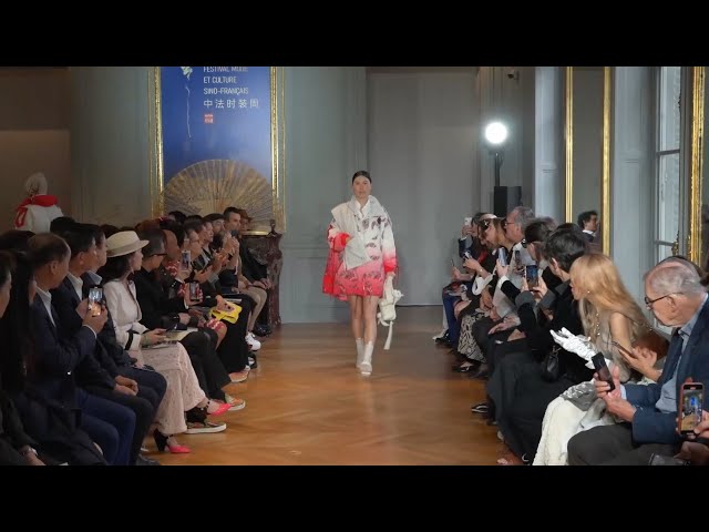 GLOBALink | "China-chic" down jackets a rising trend on runway in France