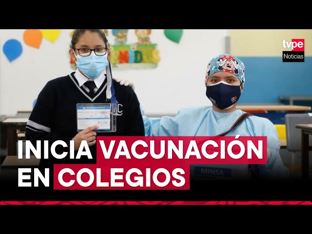 Ministerio de salud iniciará campaña de vacunación en colegios públicos