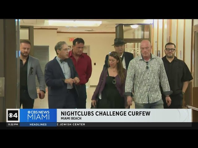 Judge dismisses nightclubs' challenge to Miami Beach's midnight curfew